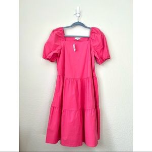 Loft summer pink dress